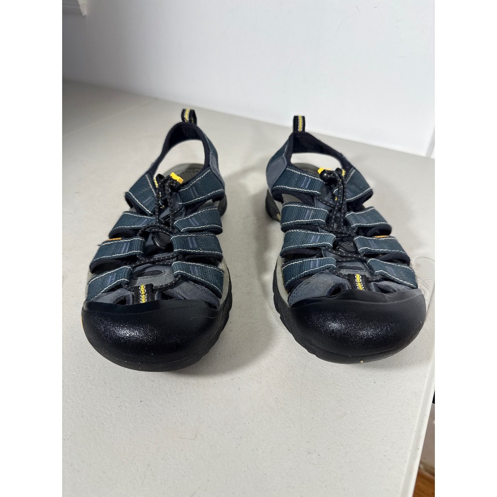 Keen Newport H2 Mens Navy Blue Grey Waterproof Hiking Water Sandals Size 9